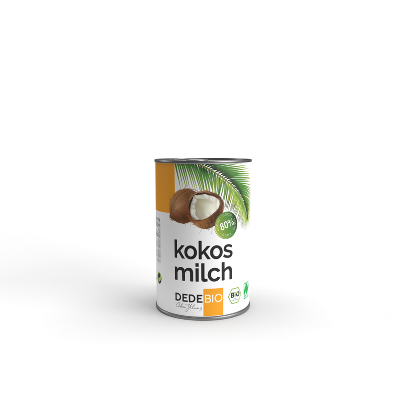 DEDEBIO  DEDEBIO Bio Kokosmilch, 22% Fett, 400ml - Produktbild