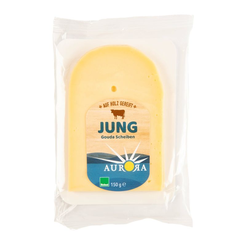 Aurora Gold Aurora Scheibenkäse Gouda Jung 5 x - Produktbild