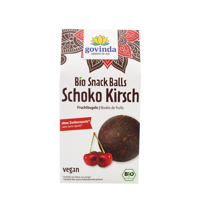 Govinda Snack Balls Schoko Kirsch - Produktbild