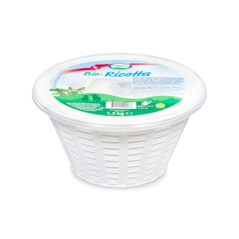 Züger Frischkäse AG Züger Bio-VK Ricotta 1.5 kg - Produktbild