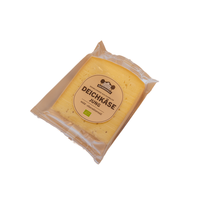 Backensholzer Rohmilchkäse PrePack, Deichkäse JUNG, 140g x 8 - Produktbild