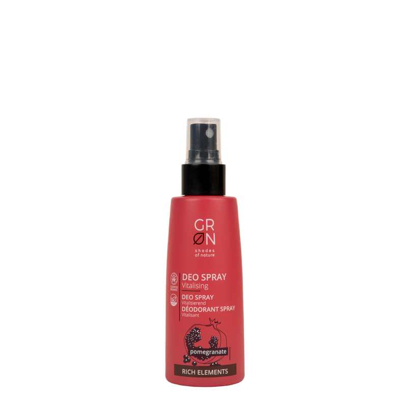 GRN GRN [GRÜN] Deo Spray Vitalisierend Bio-Granatapfel - Rich Elements - Produktbild