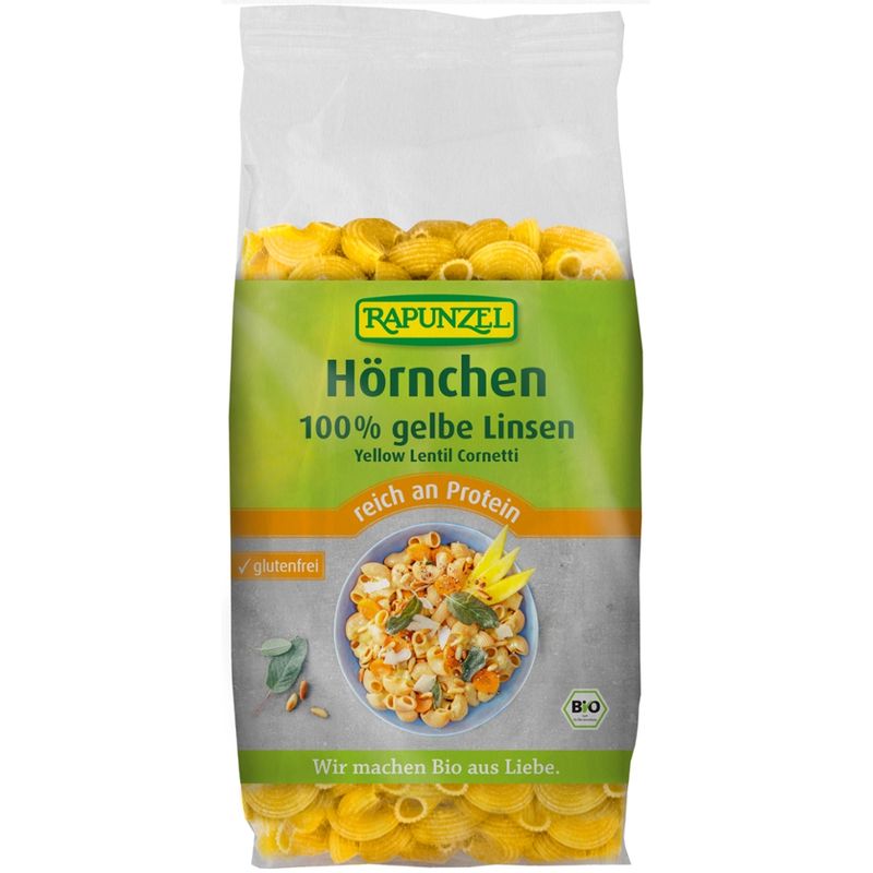 Rapunzel Gelbe Linsen Hörnchen - Produktbild