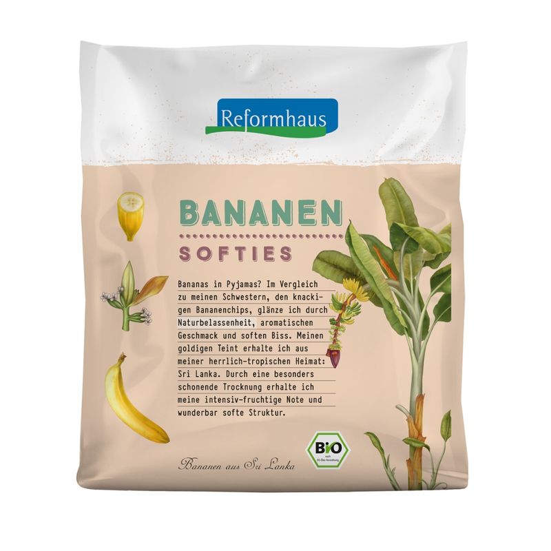 Reformhaus Soft Bananenscheiben bio - Produktbild