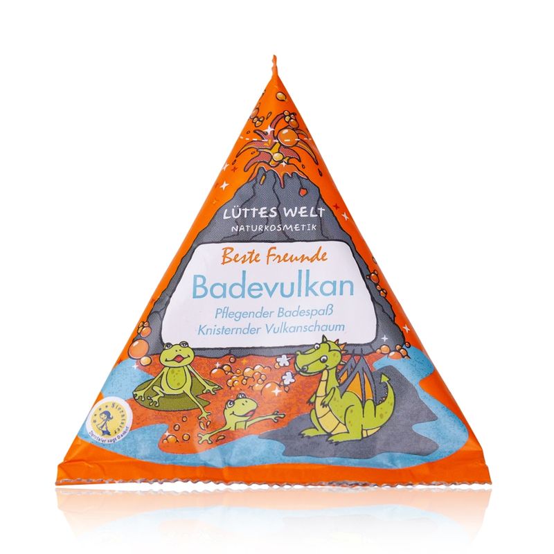 Lüttes Welt Naturkosmetik Bade Vulkan "Beste Freunde", 70 g - Produktbild