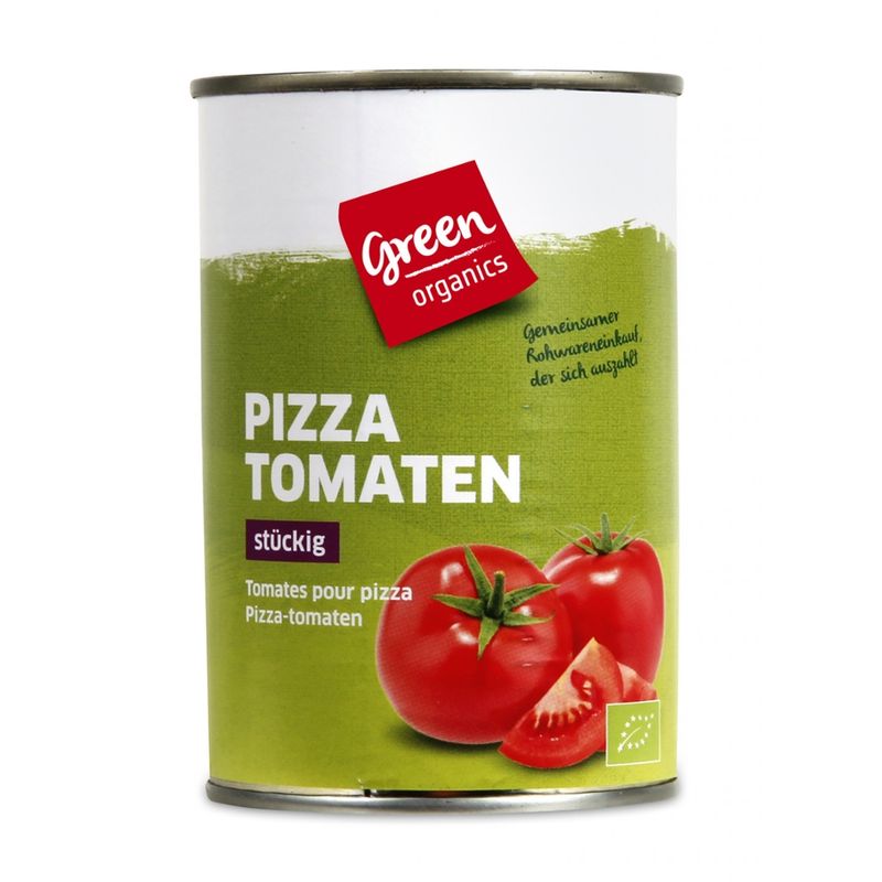greenorganics Pizza Tomaten stückig - Produktbild