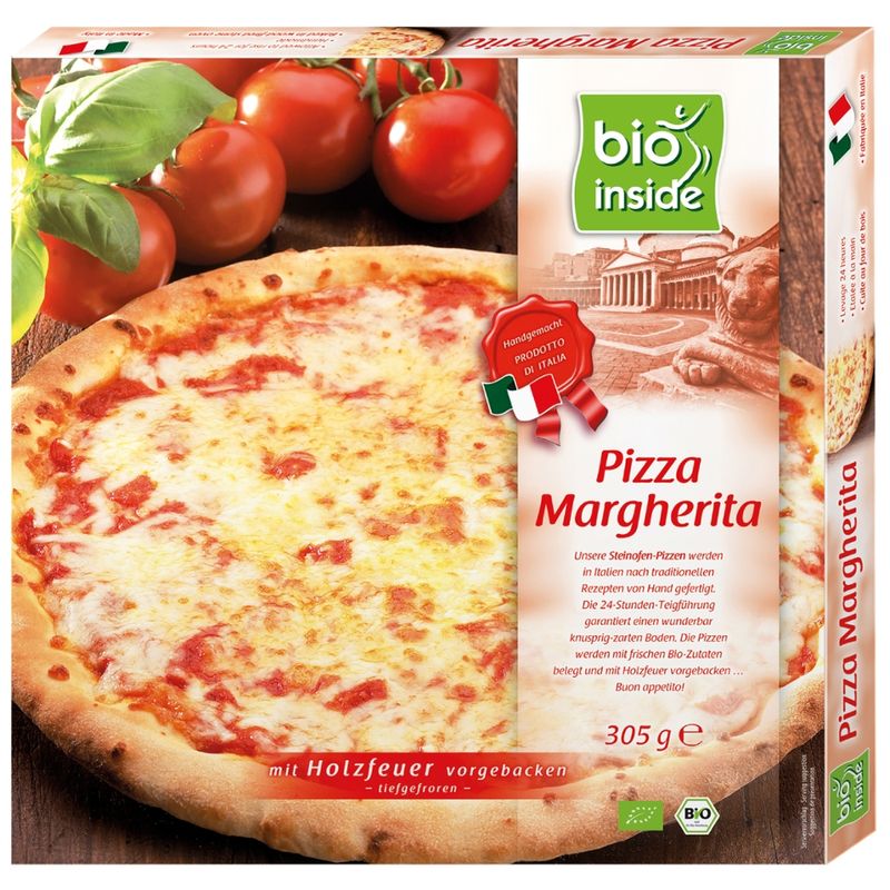 bio inside Holzofenpizza Margherita - Produktbild