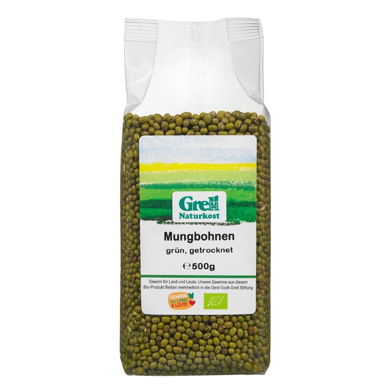 Grell Naturkost Mungbohnen - Produktbild