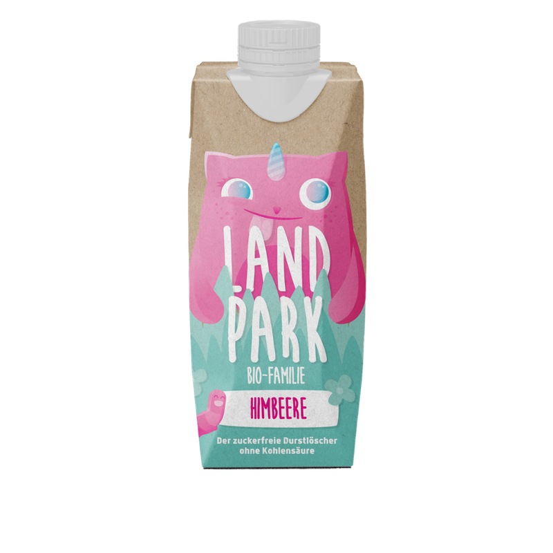 Landpark Bio-Quelle Landpark Bio-Familie Himbeere 12x0,5l - Produktbild