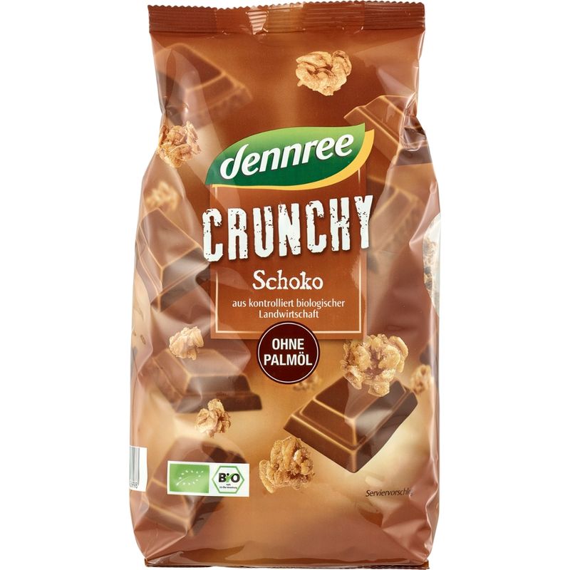 dennree Schoko-Crunchy, ohne Palmöl - Produktbild