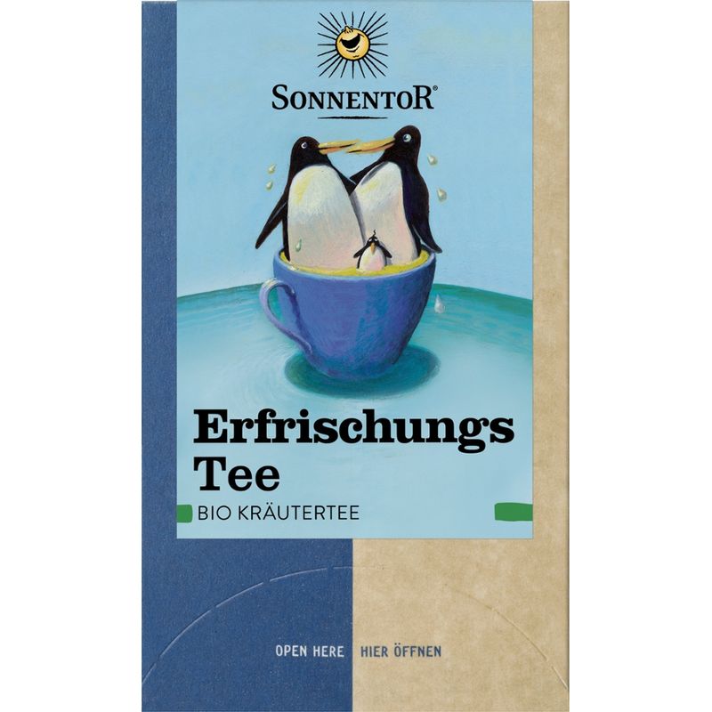 Sonnentor ErfrischungsTee, Doppelkammerbeutel - Produktbild