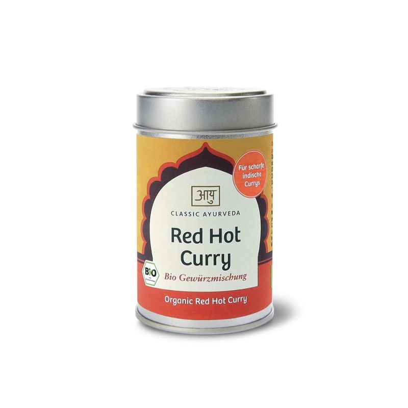 Classic Ayurveda Red Hot Curry Gewürzmischung, bio, 60 g - Produktbild