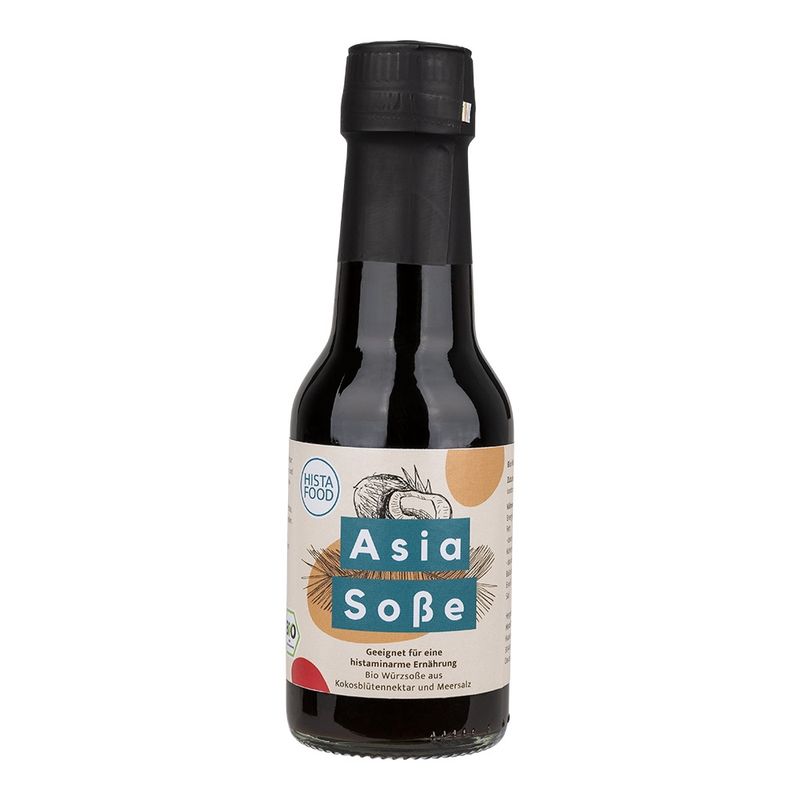 HistaFood Bio AsiaSoße (Coco Aminos) , sojafrei, geeignet für eine histaminarme Ernährung, glutenfrei, laktosefrei, vegan - Produktbild