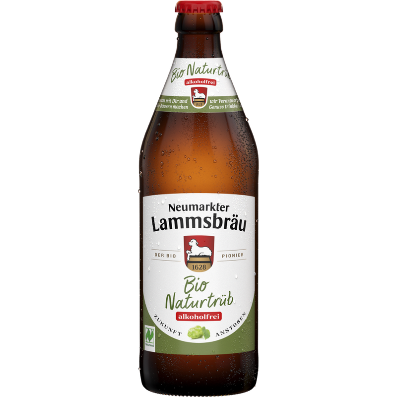 Neumarkter Lammsbräu Neumarkter Lammsbräu Bio Naturtrüb alkoholfrei 0,5l - Produktbild