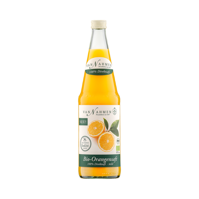 van Nahmen BIO Orange, Direktsaft  0,70 l MW - Produktbild