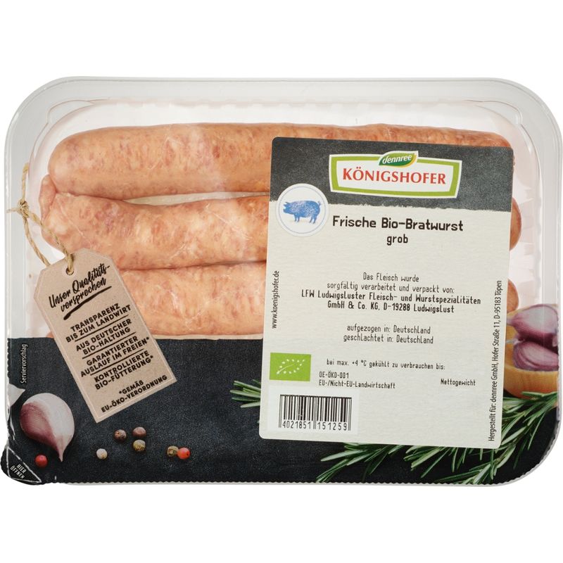 Königshofer Frische Bratwurst grob - Produktbild