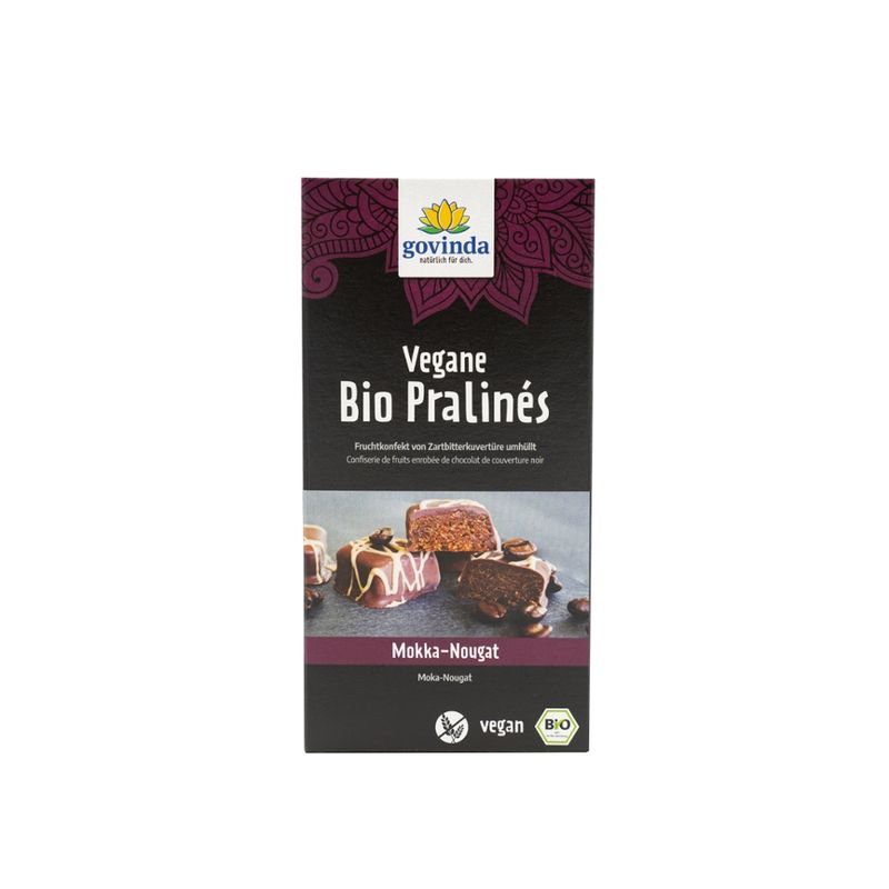 Govinda Vegane Bio Pralinés Mokka-Nougat - Produktbild