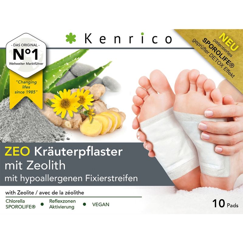 Kenrico ZEO Kräuterpflaster mit Zeolith (10 Stk) - Produktbild