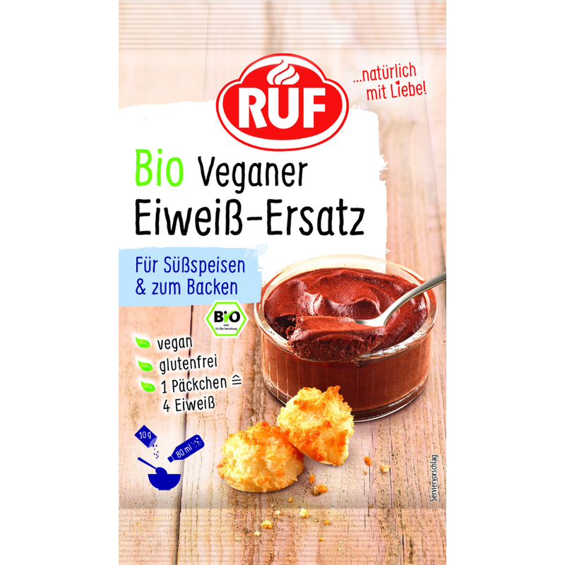 RUF RUF Bio Pulvermischung für pflanzlichen Eiweiß-Ersatz - Produktbild