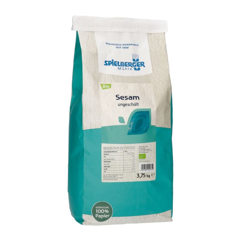 Spielberger Mühle Sesam, ungeschält, kbA – für Familien & Vorrat - Produktbild