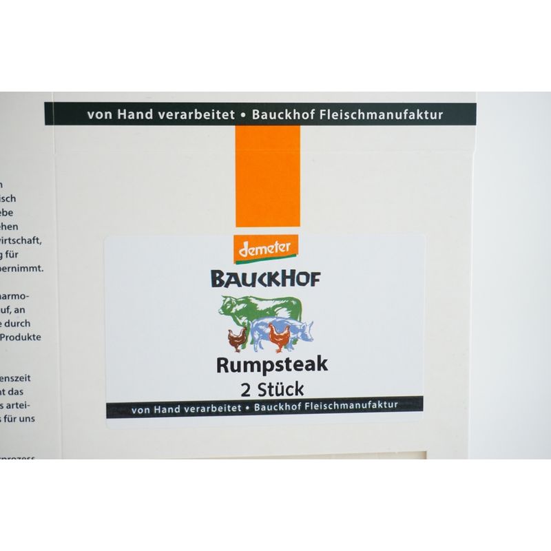 Bauckhof Rumpsteak tiefgefroren, 2 Stück - Produktbild
