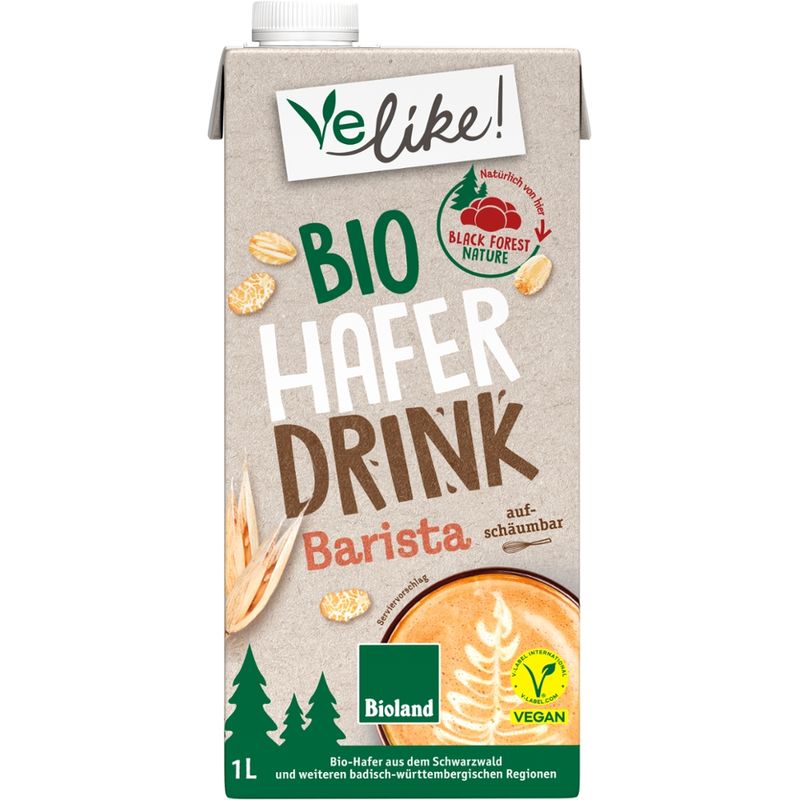 Velike! Velike! Bio H-Haferdrink Barista 12x1L PG - Produktbild