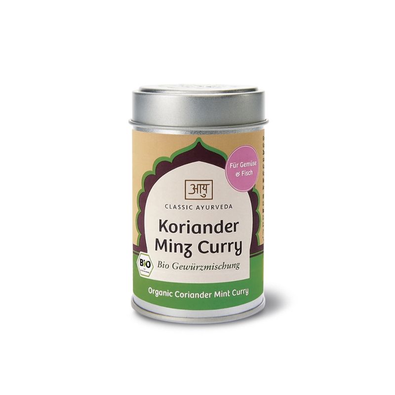 Classic Ayurveda Koriander Minz Curry Gewürzmischung, bio, 50 g - Produktbild