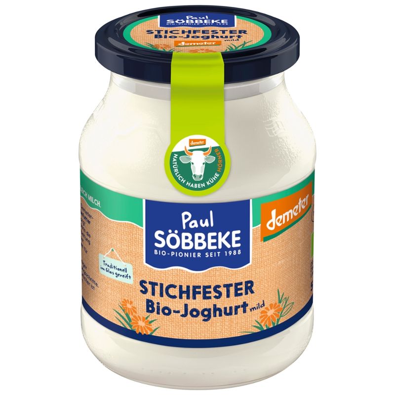 Söbbeke Bio Joghurt Demeter stichfest 3,8 % Fett - Produktbild