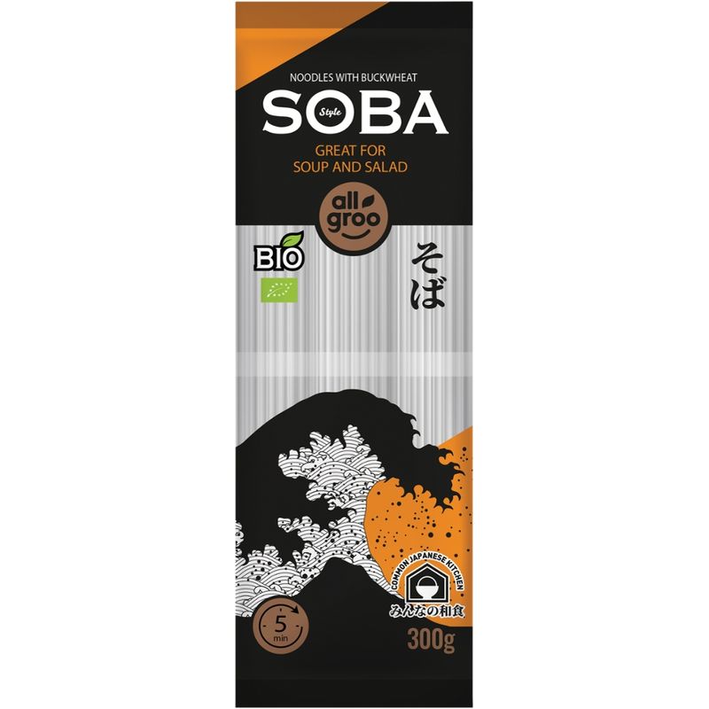 allgroo Bio Buchweizennudeln,Soba - Produktbild