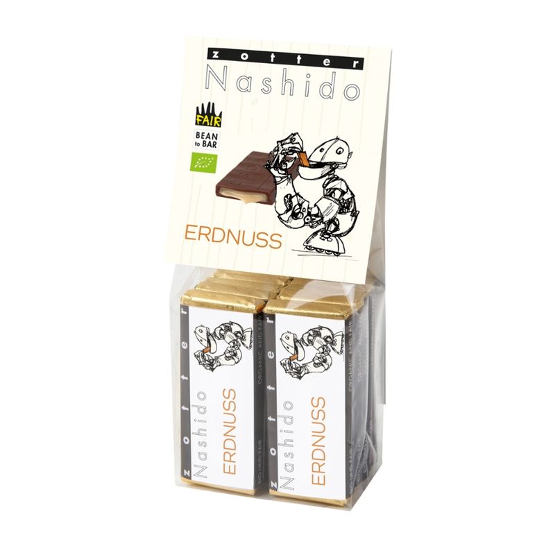 Zotter Schokolade Nashido Erdnuss - Produktbild