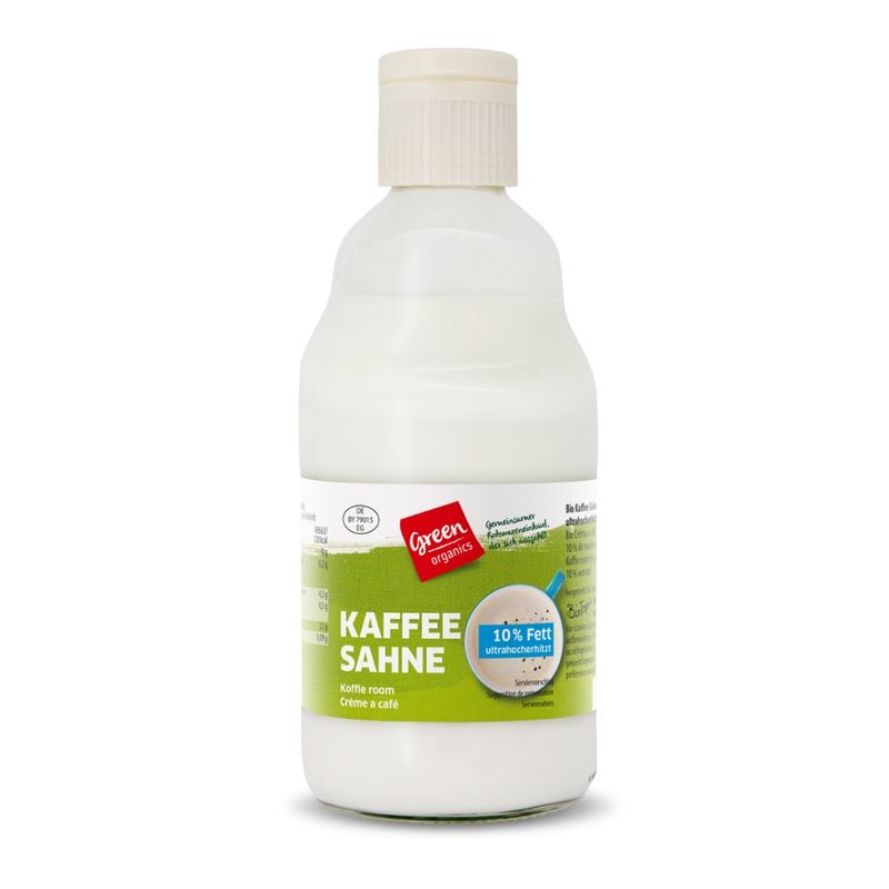 greenorganics Kaffeesahne 10% Fett 395g - Produktbild