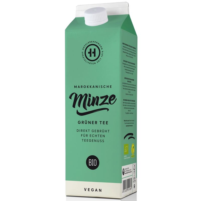 Hessler & Herrmann BIO Grünteegetränk Marokkanische Minze - Produktbild