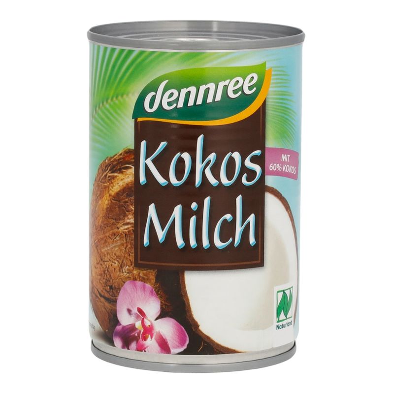 dennree Kokosmilch mit 60% Kokos - Produktbild