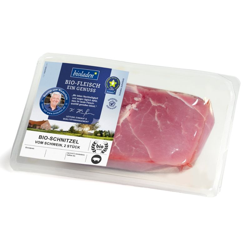bioladen Schnitzel vom Schwein, 2 Stück - Produktbild
