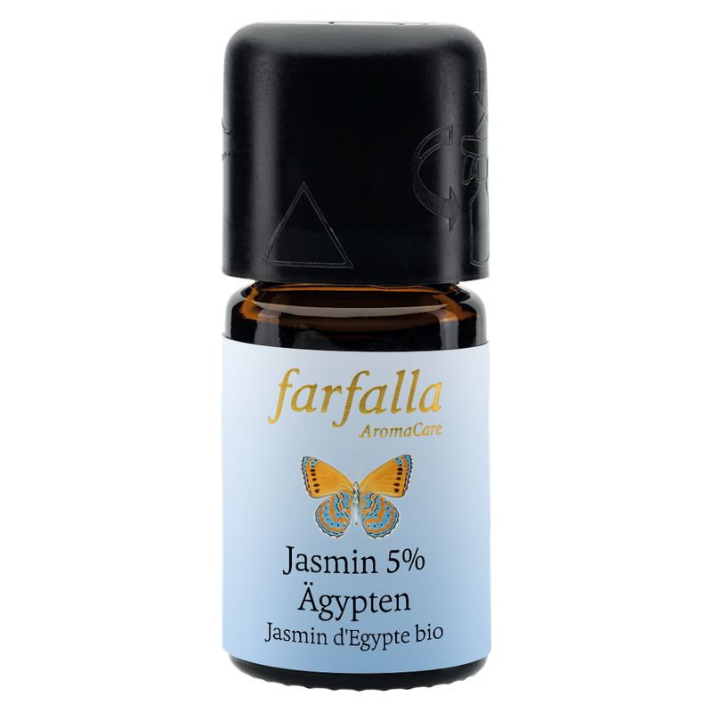 farfalla Jasmin Ägypten 5% (95% Bio-Alk.) bio, 5ml - Produktbild