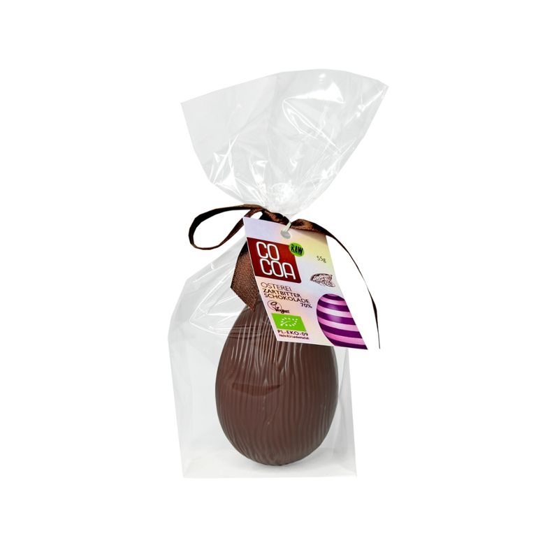 Cocoa Cocoa Osterei in Zartbitter Schokolade 70% - raw & vegan - Produktbild