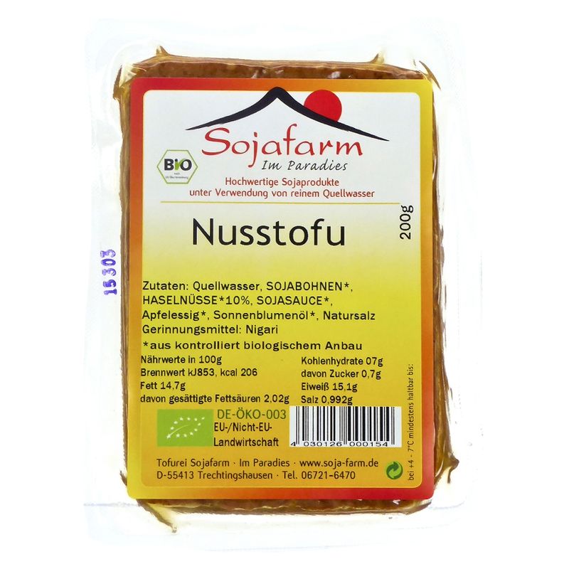 Sojafarm Nusstofu - Produktbild