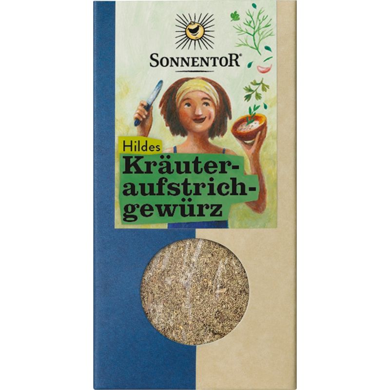 Sonnentor Hildes Kräuteraufstrich Gewürz, Packung - Produktbild