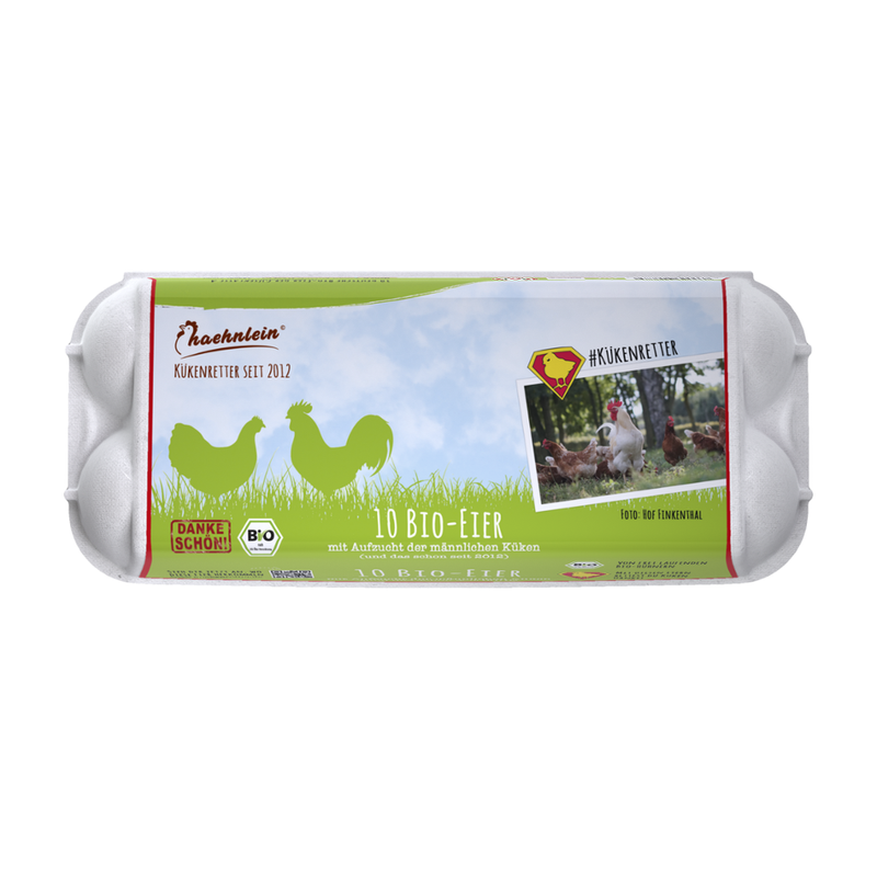 bio-haehnlein haehnlein Bio-Eier 10er KVP - Produktbild