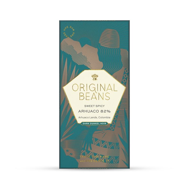 Original Beans Original Beans Arhuaco 82% Bio Dunkelschokolade - Produktbild