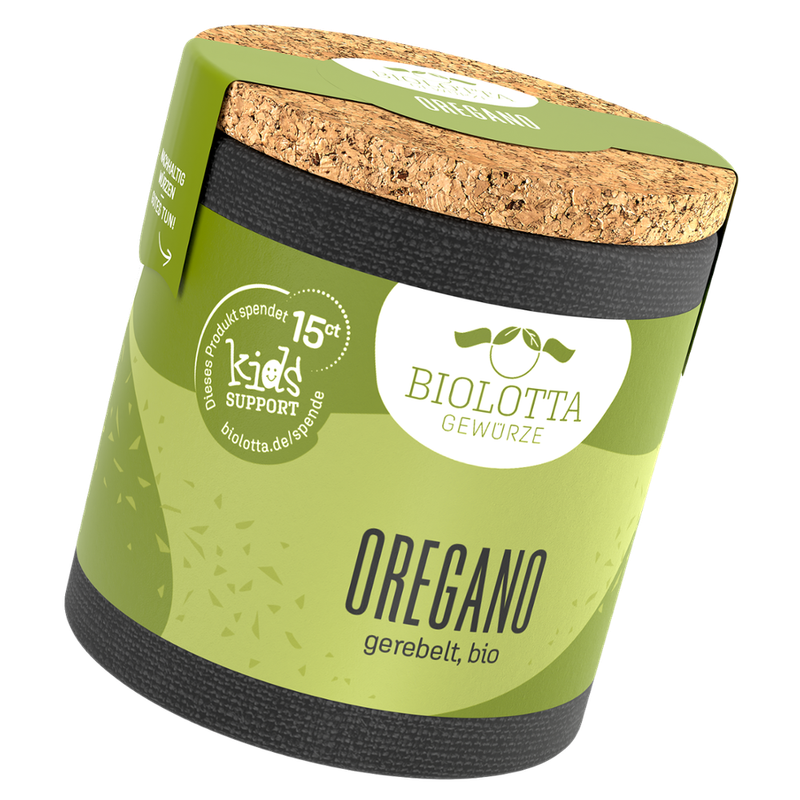Biolotta Biolotta Korkdose Oregano gerebelt, bio - Produktbild