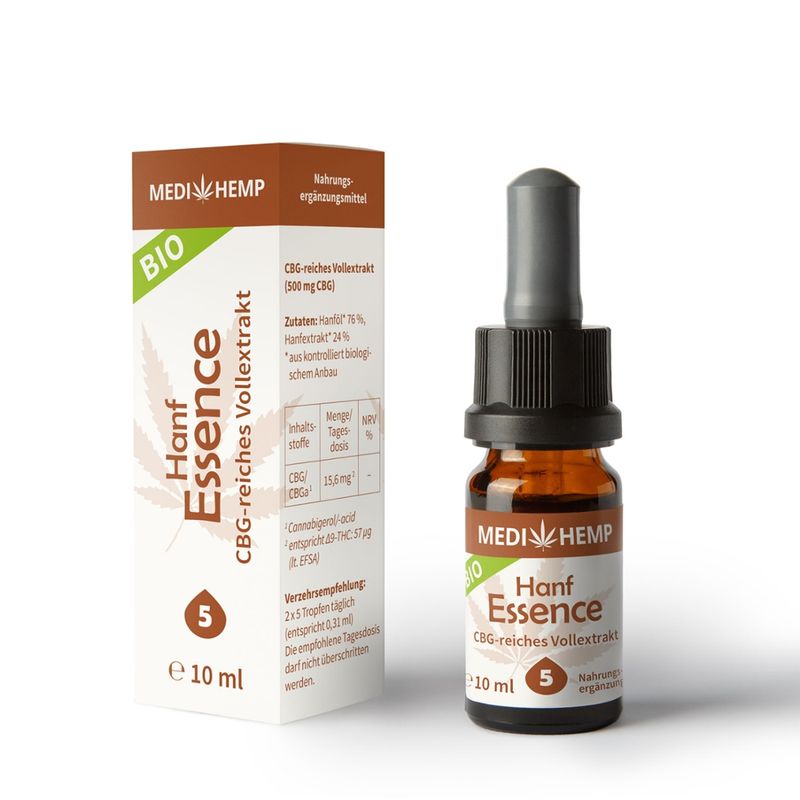 MEDIHEMP Hanf Bio Essence 5% CBG - Produktbild