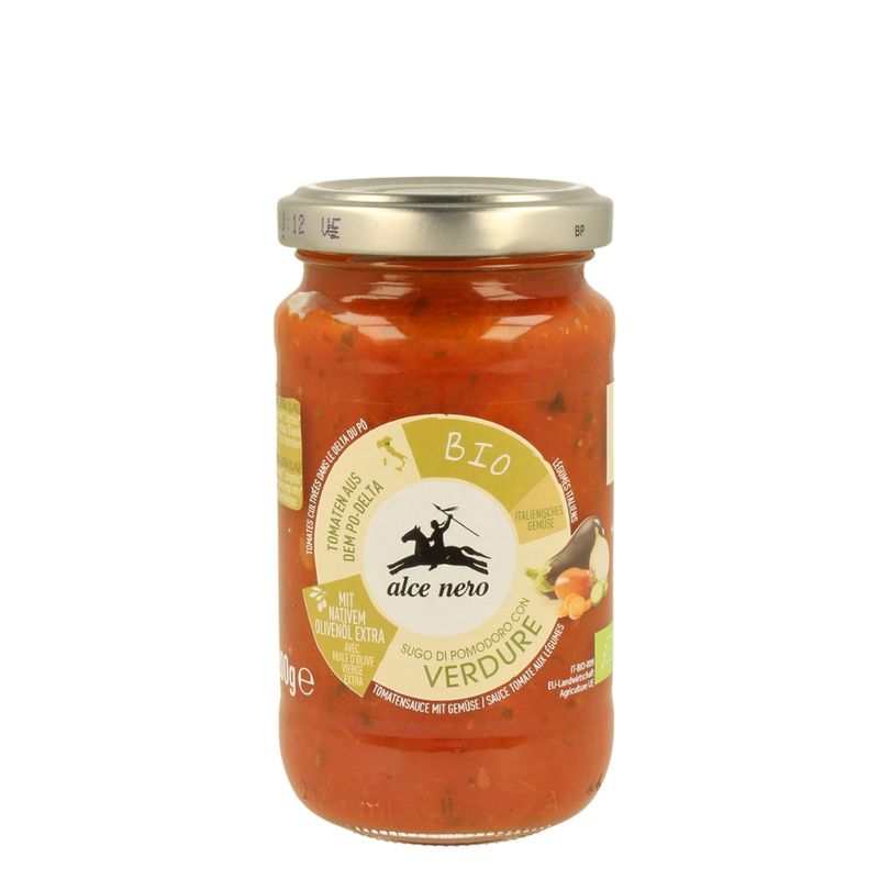 Alce Nero  Tomatensauce mit Gemüse - Produktbild