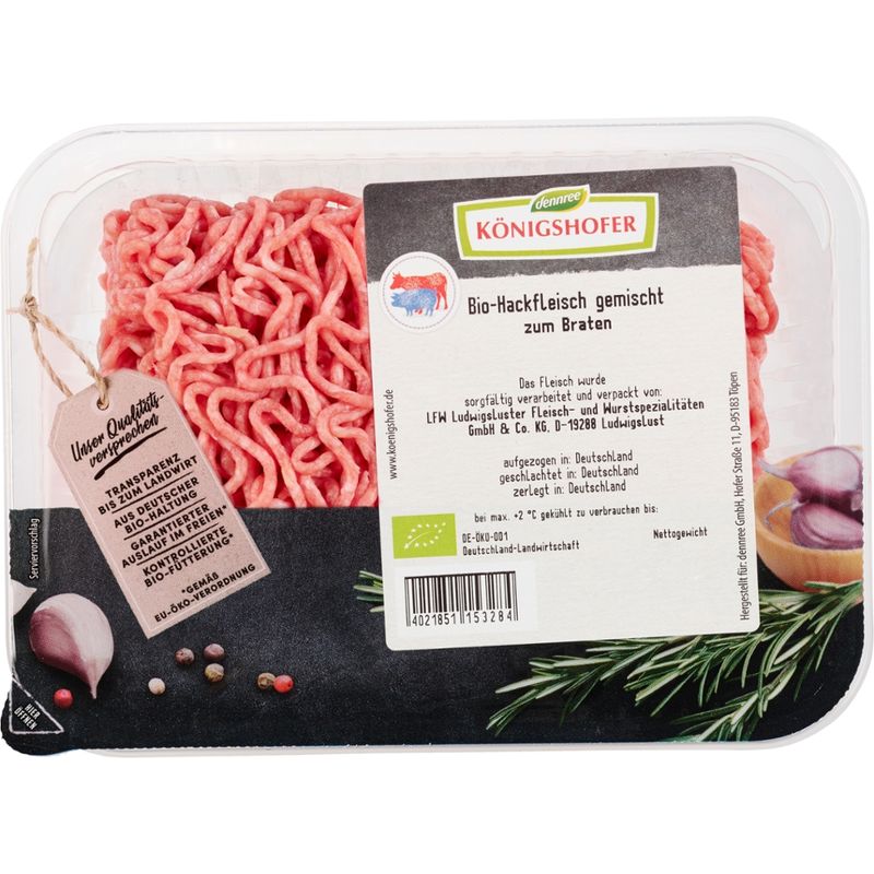 Königshofer Hackfleisch gemischt Nord, zum Braten - Produktbild