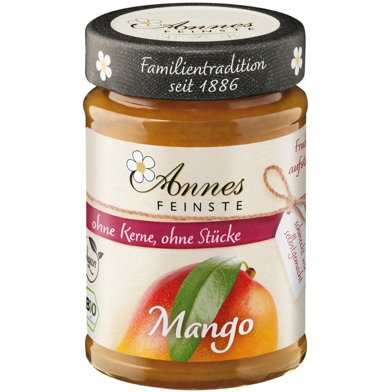 Annes Feinste Annes Feinste Bio Mango Fruchtaufstrich, fein passiert - Produktbild