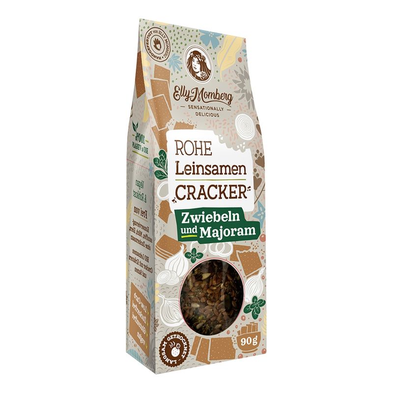 Elly Momberg Elly Momberg - Rohkost-Cracker - Zwiebeln & Majora - Produktbild