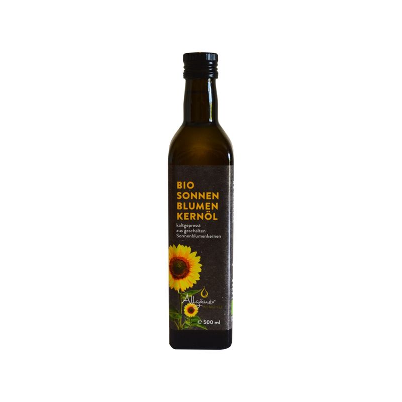 Allgäuer Ölmühle Bio Sonnenblumenkernöl - Produktbild