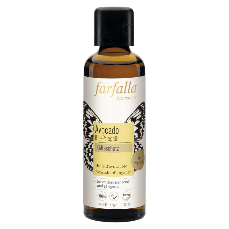 farfalla Avocado, Bio-Pflegeöl, 75ml, Kälteschutz - Produktbild