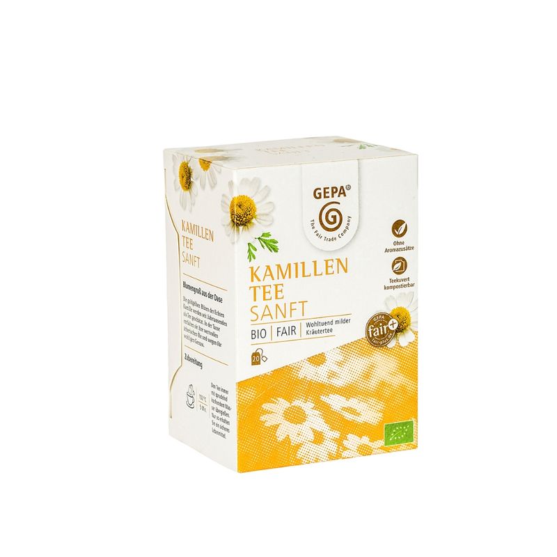 GEPA - The Fair Trade Company Bio Kamillen Tee Sanft - Produktbild