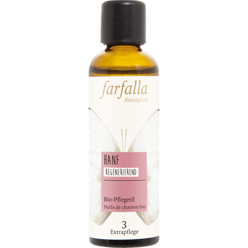 farfalla Hanf, Bio-Pflegeöl, 75ml, regenerierend - Produktbild